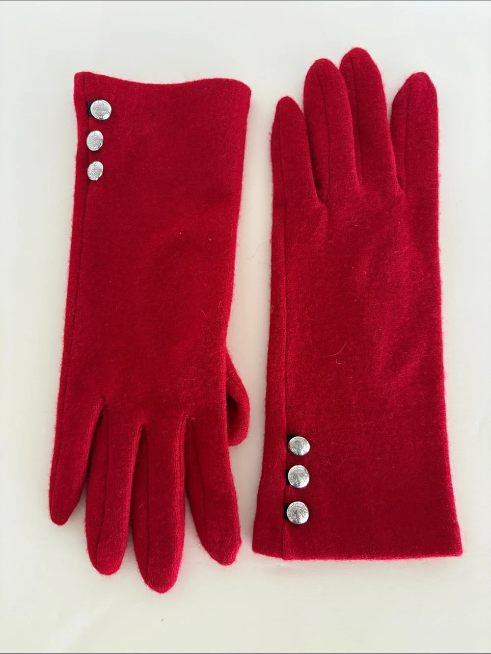 RALPH LAUREN WOMANS XL GLOVES : WOOL/CASHMERE BLEND